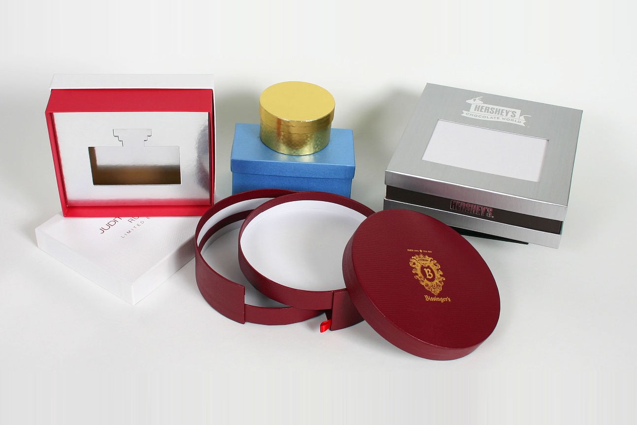 Rigid set-up boxes for premium and confection brands